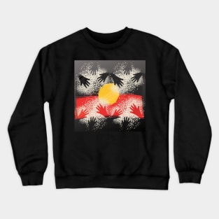 Awesome Aboriginal Dot Art Crewneck Sweatshirt